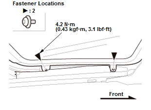 Moonroof - Service Information